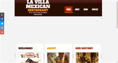 Desktop Screenshot of lavillamexicanfood.com